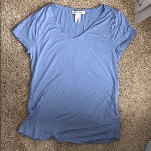 White House Black Market light blue t-shirt